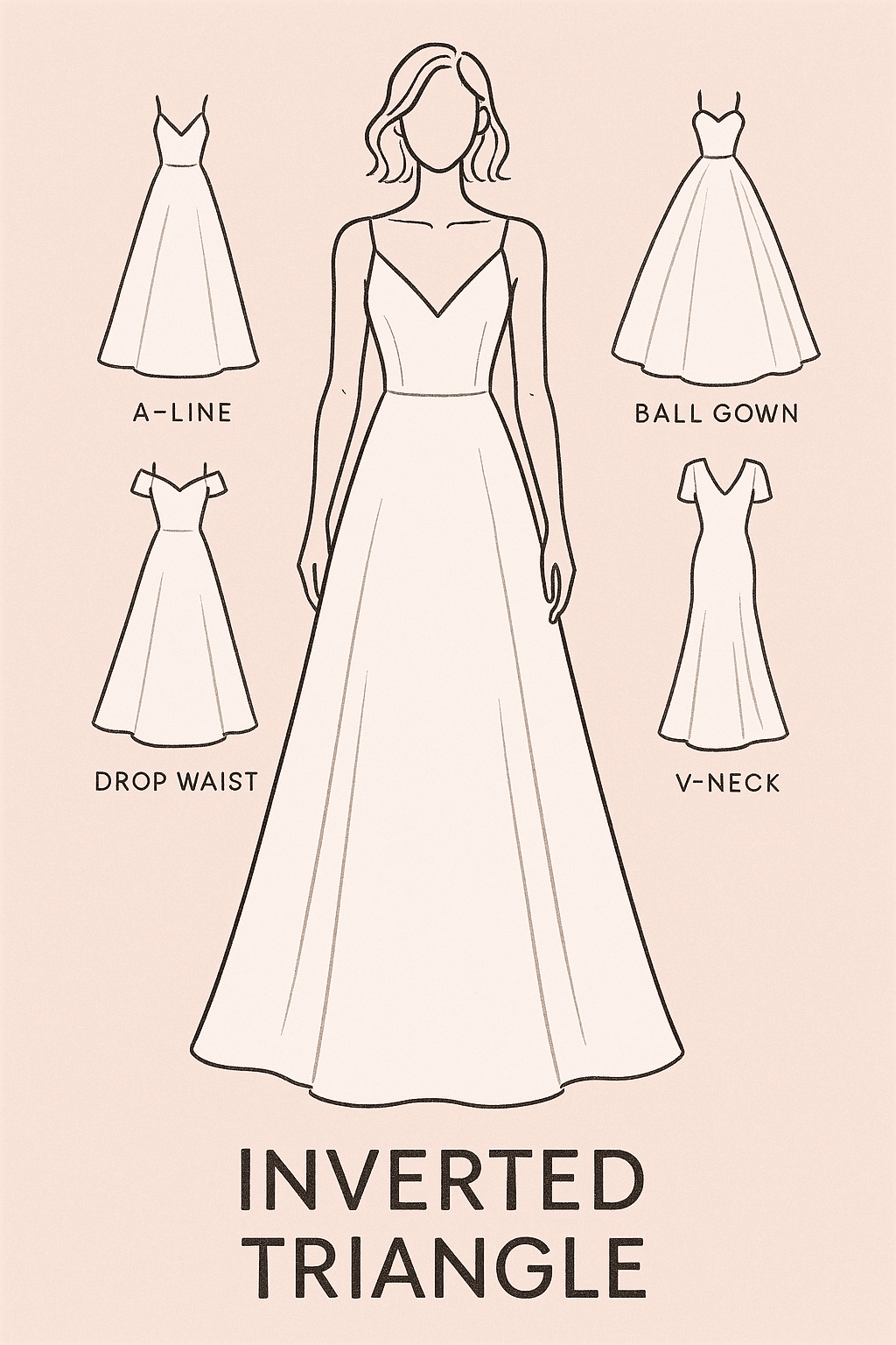 Dress recommendations for inverted triangle body type